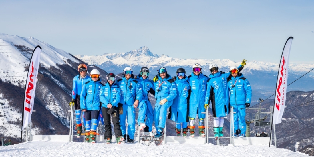 La Squadra B di skicross si allena sulle piste di Limone Piemonte: feedback positivi su piste e condizioni
