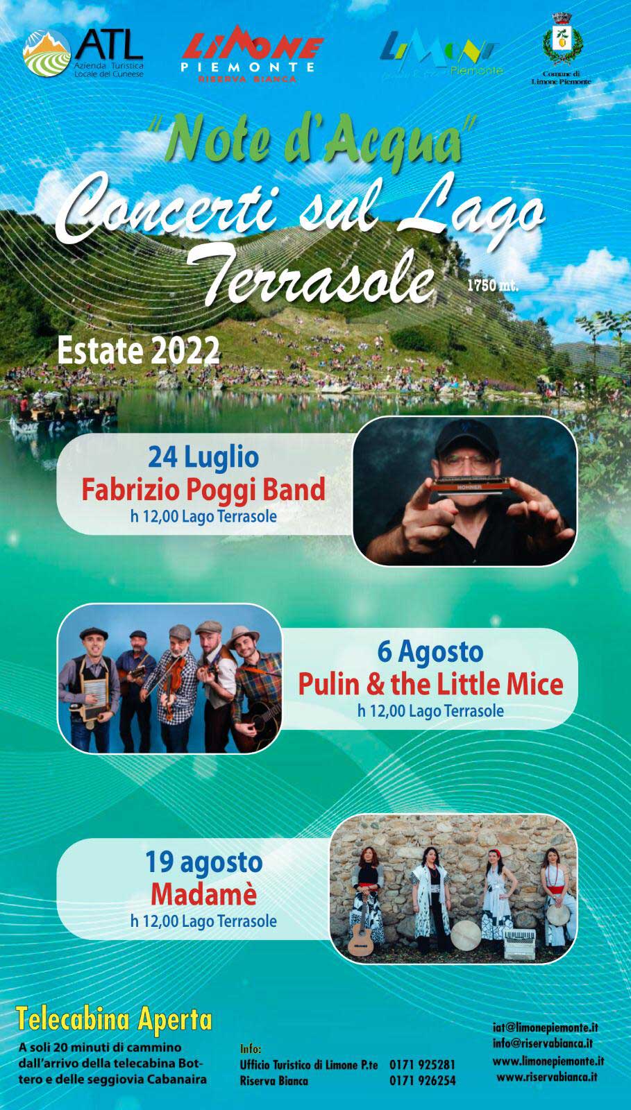 Concerti sul lago Terrasole - Stagione 2022
